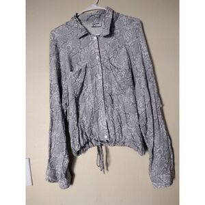 LNA clothing‎ women's gray blouse size large